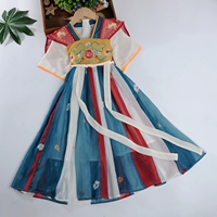 Тонкое прохладное детское ханьфу, юбка, платье, коллекция 2021, китайский стиль