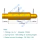 Đầu nối chân cắm lò xo pogopin hút từ với ăng ten lỗ vít đầu dò kiểm tra ống sạc kim pin kim