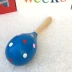 Multicolor trứng cát cát bé búa maracas rattle bé sơ sinh giữ một con tàu đồ chơi đuổi âm thanh lúc lắc trực quan chút Đồ chơi bằng gỗ