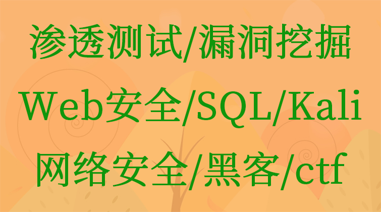 渗透测试/漏洞挖掘/Web安全/SQL/Kali/网络安全/黑客/零基础/ctf