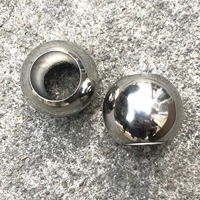 Внешний диаметр 36*19,5 Двойной отверстие мяч 304 Натуральный один белый шарик