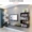 Sáng tạo TV nền tường khung trang trí Vách ngăn kệ tường Phòng khách treo tường TV tủ đơn giản và hiện đại - Kệ kệ gỗ 3 tầng