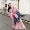 Váy lưới bảy nữ sinh viên Hàn Quốc phiên bản 2019 mới mùa thu dài phần v-cổ cô gái áo thun rộng - Sản phẩm HOT
