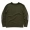 Áo len cổ tròn màu trơn nam mùa thu và đông Nhật Bản retro khuỷu tay vá áo len thủy triều