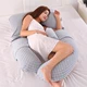 Người phụ nữ mang thai gối eo hỗ trợ gối ngủ hỗ trợ bụng Hình chữ U nằm nghiêng ngủ đệm bụng đau lưng nệm nệm cung cấp - Nguồn cung cấp tiền sản sau sinh