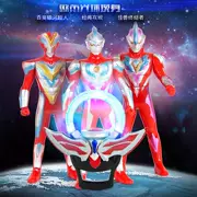 Búp bê Lắp Ráp Vừa Ultraman Talking Robot Kết Hợp Ca Hát Galaxy Chiến Binh Biến Dạng Đồ Chơi Trẻ Em