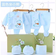 Bộ quần áo sơ sinh cho bé sơ sinh 0-3 tháng mùa thu và mùa đông Sản phẩm dành cho bà bầu cho bé sơ sinh