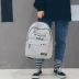 Schoolbag nam sinh viên phiên bản Hàn Quốc Balo học sinh Harajuku ba lô vải xu hướng thời trang 