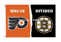 Philadelphia Flyers VS Boston Bruins Divided House Flag