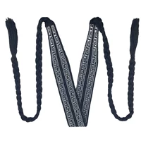 Хлопковое черное ручное черное