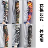 Татуировка, шелковые нарукавники, мужское тату на руку подходит для мужчин и женщин, защита от солнца
