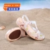 Giày Croc Chống Trơn Trượt Nữ Ins Hợp Thời Trang Bao Đầu Đế Mềm Đi Biển Jelly Giày Sandal 2023 Giày Đi Mưa Mới Đế Dày Dép Dép phòng thí nghiệm 