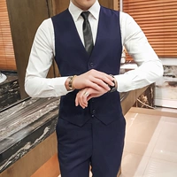 Тибетский синий жилет+брюки