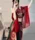 Trung Quốc cổ đại phong cách Hanfu sườn xám cosplay trang phục nữ mỏ neo gợi cảm kỳ lạ biểu diễn múa Đôn Hoàng