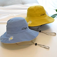 Детская летняя двусторонная солнцезащитная шляпа, осенняя детская шапочка на солнечной энергии, тонкая шапка, защита от солнца, семейный стиль