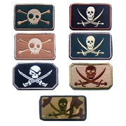 Con Dấu mỹ Hải Quân SEALS Pirates Thêu Ma Thuật Sticker Ba Lô Chiến Thuật Sticker Armband Morale Chương
