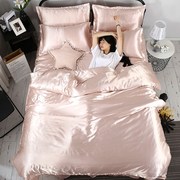 Mảnh duy nhất đôi băng lụa mùa hè mát mẻ quilt cover mùa hè 1.5 m quilt cover duy nhất 1.8x2x2.3x2.2x2.4 naked ngủ