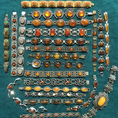 Украшения на шею 欧洲回流西洋古董珠宝首饰天然无优化蜜蜡琥珀吊坠项链戒指耳环等