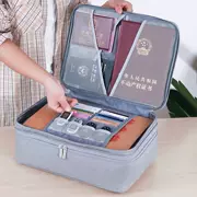 Túi lưu trữ tài liệu gia đình hộ gia đình hộp dung lượng lớn hộp đa chức năng hộ chiếu tài khoản này sổ tiết kiệm túi tài liệu quan trọng này - Túi thông tin xác thực