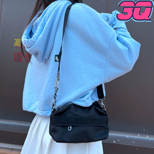 Nike, модная сумка на одно плечо подходит для мужчин и женщин, сумка подмышку, сумка через плечо, маленькая сумка клатч