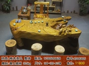 Nanmugen khắc bàn trà gỗ tự nhiên gốc cây bàn trà gỗ cứng văn phòng trà nhà câu lạc bộ khắc bàn trà - Các món ăn khao khát gốc