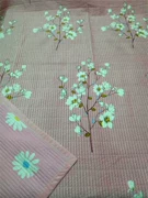 Áo choàng nhung pha lê Hàn Quốc đôi chăn bông trải giường một bên nhung bông trải giường bốn mùa chăn mat - Trải giường