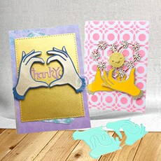 Выбивая прибор 教师节成长手册贺卡diy制作团建活动材料手帐纸艺压花刀模具包邮