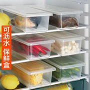 Tủ lạnh gia đình hộp lưu trữ hộp lưu trữ thực phẩm hình chữ nhật với rau nhà bếp cung cấp trái cây lưu trữ với hộp nắp - Đồ bảo quản