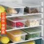 Tủ lạnh gia đình hộp lưu trữ hộp lưu trữ thực phẩm hình chữ nhật với rau nhà bếp cung cấp trái cây lưu trữ với hộp nắp - Đồ bảo quản hộp thủy tinh lock&lock