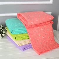 Áo cotton hàn quốc mùa hè mát mẻ ba mảnh cao cấp trải giường đôi trải giường đơn mảnh giặt bông mùa hè chăn mỏng - Trải giường ga giường everon giảm giá