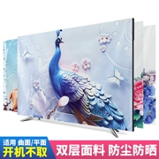 bụi truyền hình bìa rèm nhà treo tường 55 inch 60 32 Bề mặt nắp che bụi vải TV vải tay áo bảo vệ - Bảo vệ bụi