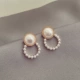 Серьги из жемчуга, серебро 925 пробы