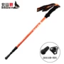 Beishan Wolf ngoài trời carbon trekking cực nhẹ gấp kính thiên văn đi bộ gậy đi bộ tay cầm thẳng đi bộ thiết bị leo núi - Gậy / gậy gậy 4 chân cho người già