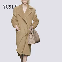 Áo khoác nữ mùa đông mới của YC & LP - Trung bình và dài Coat áo khoác nữ đẹp