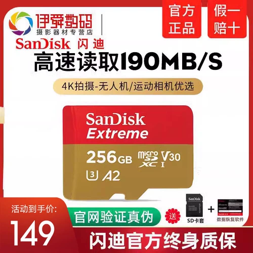 Card Card Sandisk 256G U3 Drone Card