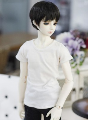 taobao agent BJD/SD baby jacket juvenile clothes white T -shirt+black pants size can be made without shooting