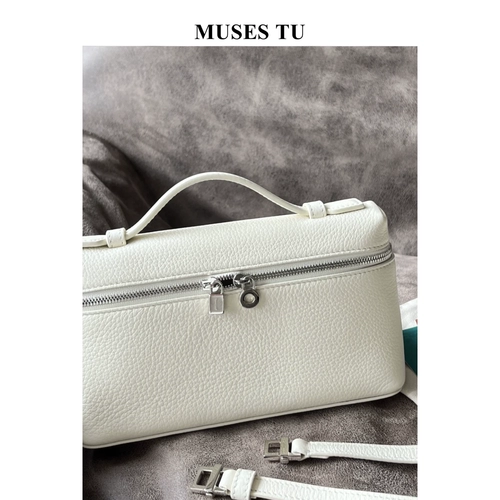 Ланч-бокс, кожаная сумка на одно плечо, косметичка, из натуральной кожи