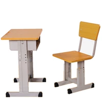 . Nhà sản xuất học sinh Hà Bắc Bàn học cho trẻ em Bàn học tiểu học và trung học nâng bàn ghế kim loại - Phòng trẻ em / Bàn ghế giá bàn học cho bé