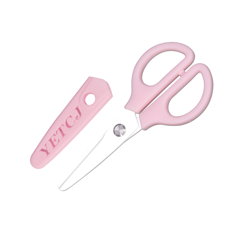 Pink + Small Scissorsceramics scissors Large Baby Food  Material scissors insulation special-purpose experiment Corrosion protection multi-function Industry Big size Scissors
