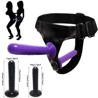 Strapon Double Dildo for Couples Sextoys Strap on Harness Le