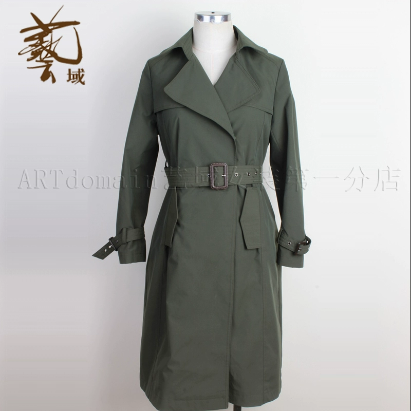 Áo khoác nữ chính hãng Yiyu 2019 Xuân mới Thời trang Thành phố Áo khoác gió hoang dã H3F20 - Trench Coat