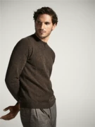 Fan nghĩ nhà Tây Ban Nha truy cập mua MD nam len đồng bằng áo len cashmere 0074141