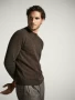 Fan nghĩ nhà Tây Ban Nha truy cập mua MD nam len đồng bằng áo len cashmere 0074141 đồ đôi nam nữ