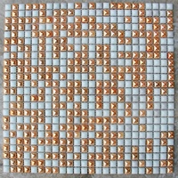 Белый + золотой смешанный