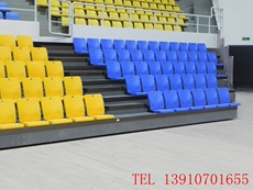 Кресла для кинотеатров 北京电动伸缩看台椅阶梯比赛演唱会舞台球馆中空吹塑靠背折叠排椅