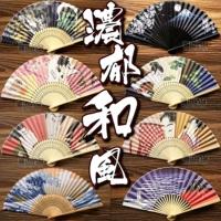 Японский фанат японский стиль и фанат складки ветра Ukiyo -painted Kanagawa Hayawa Fuji горы Ветры Бога Громо Боже, Ниуто украшение