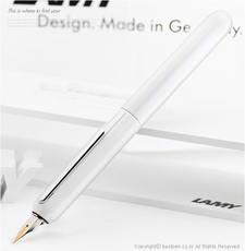 Ручка перьевая 包顺丰lamy凌美 dialog3焦点3伸缩黑色/银色14k金笔/钢笔 焦点