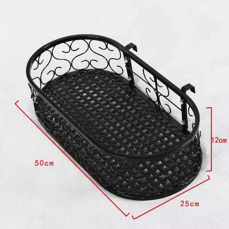 Giá treo hoa cửa sổ Bệ cửa sổ sắt treo lan can ban công Giá treo hoa trong nhà Giá treo chậu hoa cửa sổ giá treo kệ treo hoa ban công 