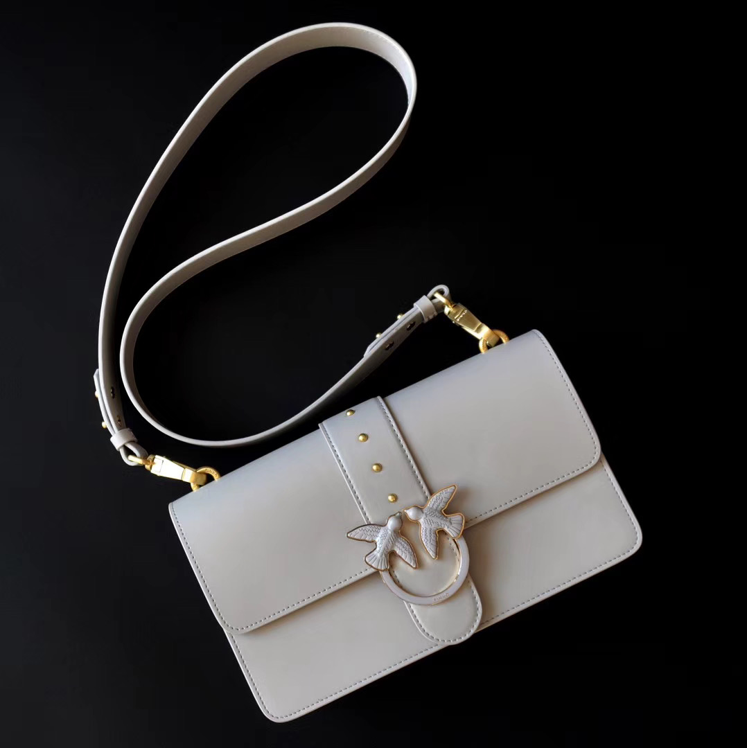 Lime WhiteSwallow bag 2020 new pattern Wide shoulder strap genuine leather Female bag One shoulder Inclined shoulder bag leisure time tide Versatile