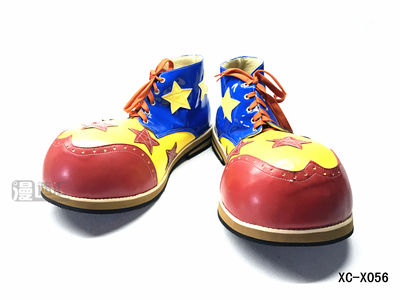 taobao agent Wanda Most high-end big round head circles series clown shoes clownshoe clown character play shoes XC-x056